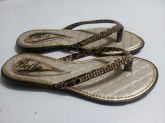 Rasteirinha com Strass Onça Ref. R05